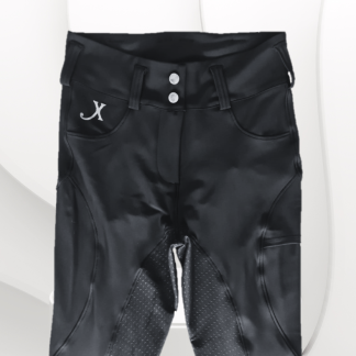 Black Buttoned Breeches