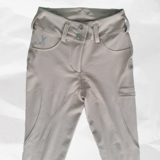 Beige Buttoned Breeches